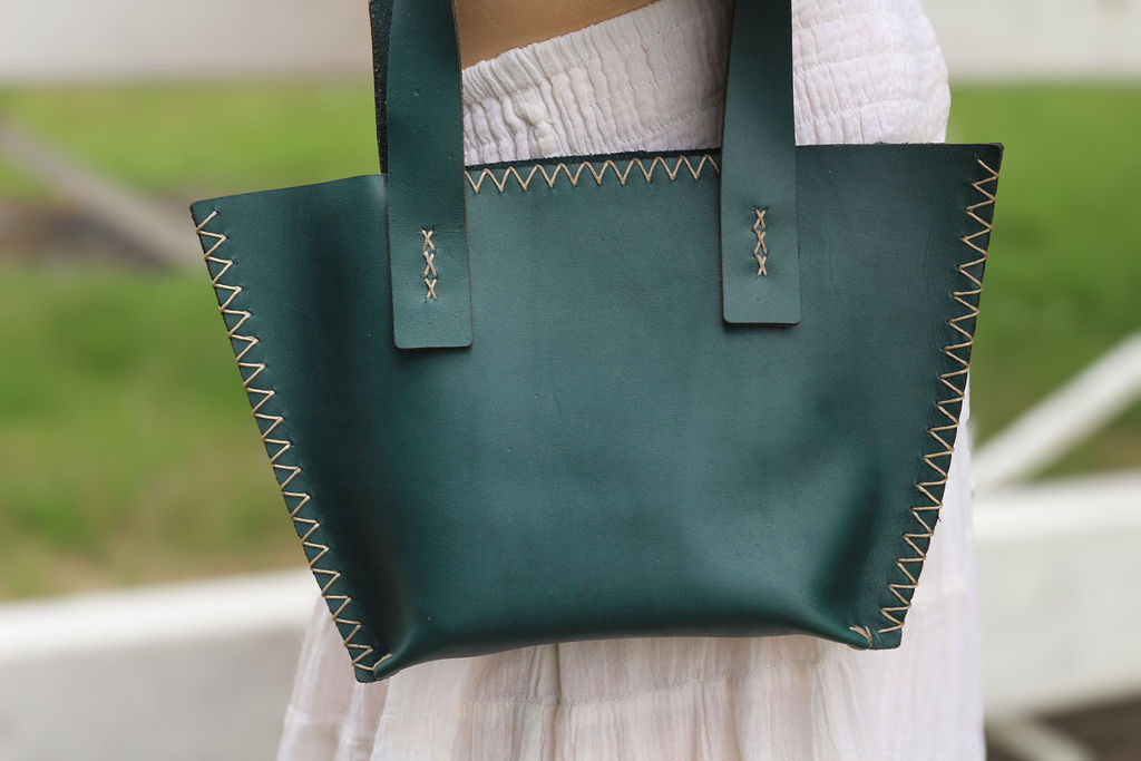 Mini tote esmeralda