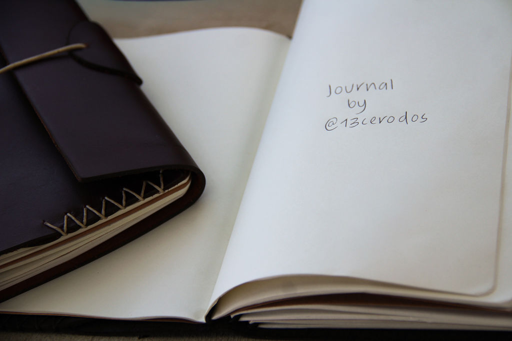 Libreta abierta
