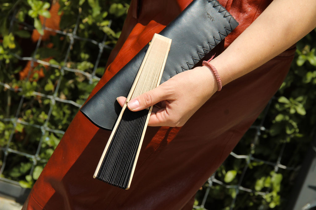 Funda de Abanico — Negro